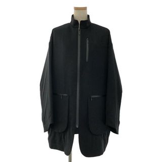 【新品】  Mame Kurogouchi / マメクロゴウチ | 2023AW | Wool Gabardine Coat With Detouchable Quilted liner / ウールギャバジンコート / ライナー着脱可 | 2 | black | レディース(その他)