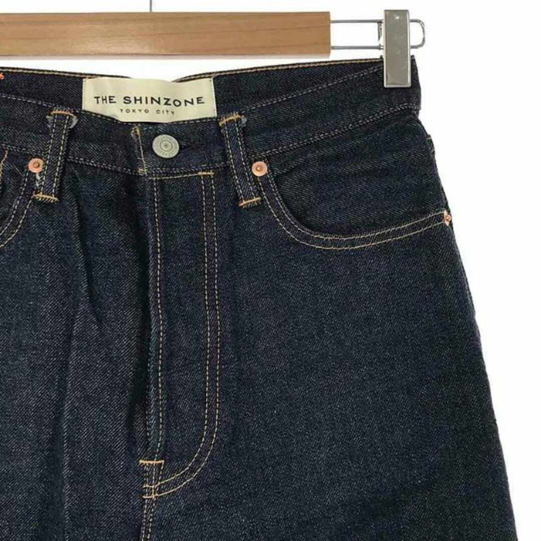 Shinzone(シンゾーン)のShinzone / シンゾーン | IVY JEANS センタープレスコットンデニムパンツ | 34 | インディゴ | レディース レディースのパンツ(その他)の商品写真