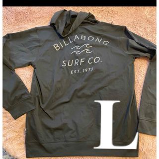 ビラボン(billabong)の最新！BILLABONG メンズLパーカー 水陸両用ストレッチ素材・UVカット(水着)