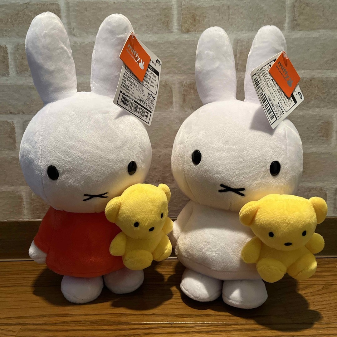 miffy - ミッフィー withぬいぐるみ くまちゃん ☆1体から販売の miffy - ミッフィー withぬいぐるみ くまちゃん ☆1体から販売の