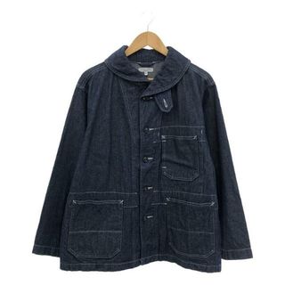 エンジニアードガーメンツ(Engineered Garments)の【美品】  Engineered Garments / エンジニアドガーメンツ | 2023SS | SHAWL COLLAR UTILITY JACKET INDUSTRIAL 8ozDENIM / ショールカラー デニムジャケット | S | インディゴ | メンズ(その他)