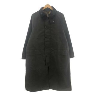 【新品】  Barbour / バブアー | OS WAX BURGHLEY / オーバーサイズ ワックス バーレー コート | 40 | gray | メンズ