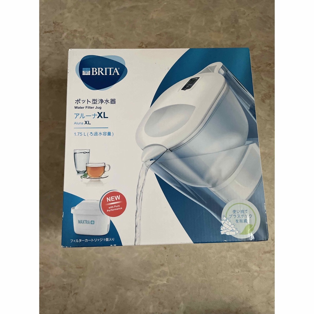 BRITA ブリタ ポット型浄水器　1.75リットル インテリア/住まい/日用品のキッチン/食器(浄水機)の商品写真