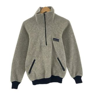 patagonia - Patagonia / パタゴニア | 80s～ ヴィンテージ デカタグ Rマークあり ハイネック ハーフジップ プルオーバーフリース ジャケット | M | グレー | メンズ