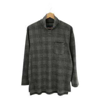 エンジニアードガーメンツ(Engineered Garments)の【美品】  Engineered Garments / エンジニアドガーメンツ | グレンチェック ハイネック カットソー | S | グレー | メンズ(Tシャツ/カットソー(七分/長袖))