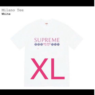 シュプリーム(Supreme)のSupreme Milano Tee 21SS  WHITE XL(Tシャツ/カットソー(半袖/袖なし))