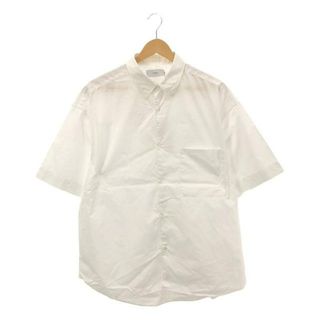 グラフペーパー(Graphpaper)のGraphpaper / グラフペーパー | 2020SS | BROAD S/S OVERSIZED REGULAR COLLAR SHIRT ブロード オーバーサイズ レギュラーカラー 半袖シャツ | F | ホワイト | メンズ(Tシャツ/カットソー(半袖/袖なし))