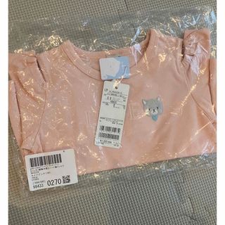 プティマイン(petit main)のプティマイン　100 ねこ　ピンクTシャツ　接触冷感　新品未使用(Tシャツ/カットソー)