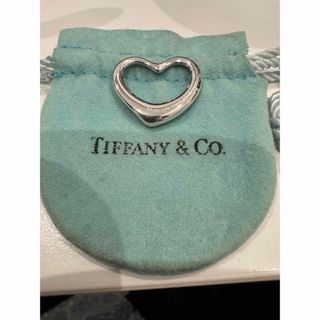 ティファニー(Tiffany & Co.)のティファニー　sv925 オープンハート　ネックレストップ(ネックレス)