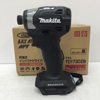 マキタ(Makita)のmakita マキタ 18V対応 充電式インパクトドライバ 黒 本体のみ TD173DZB 未使用品(工具)