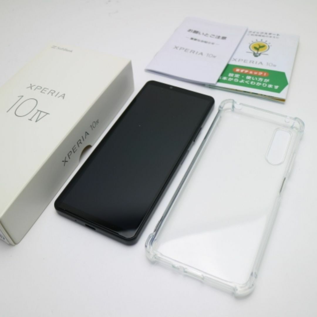 Xperia(エクスペリア)の超美品 SoftBank Xperia 10 Ⅳ A202SO ブラック M888 スマホ/家電/カメラのスマートフォン/携帯電話(スマートフォン本体)の商品写真