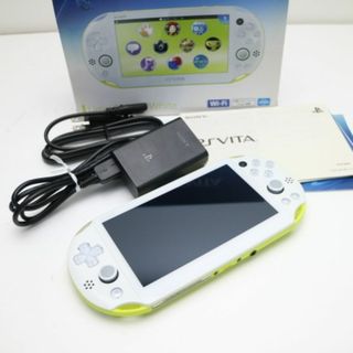 ソニー(SONY)の新品同様 PCH-2000 PS VITA グリーン/ホワイト  M888(携帯用ゲーム機本体)