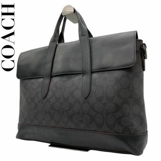 COACH コーチ　s84 ビジネスバッグ　F77858 シグネチャー　PVC