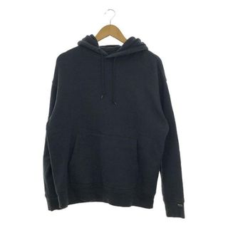 エヌハリウッド(N.HOOLYWOOD)のN.HOOLYWOOD / エヌハリウッド | HOODED SWEATSHIRT コットン ナイロン コーデュラファブリック プルオーバー スウェットパーカー | 40 | ブラック | メンズ(スウェット)