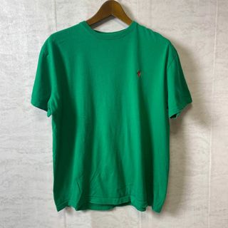 ポロラルフローレン(POLO RALPH LAUREN)のビンテージラルフ　90Ｓ　緑グリーン　サイズＭ　半袖Ｔシャツ　メンズ　古着(Tシャツ/カットソー(半袖/袖なし))