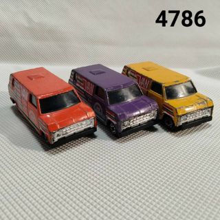 4786 ヤトミン フォード エコノライン ヴィンテージモデル ３色セット(ミニカー)