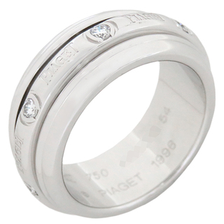 ピアジェ(PIAGET)のピアジェ PIAGET リング 指輪 ポセション ダイヤリング K18WG ダイヤモンド ホワイトゴールド #54(JP14) 7P 【中古】(リング(指輪))