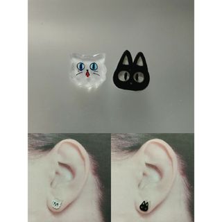 ペルシャ猫✕黒猫　ピアス(ピアス)