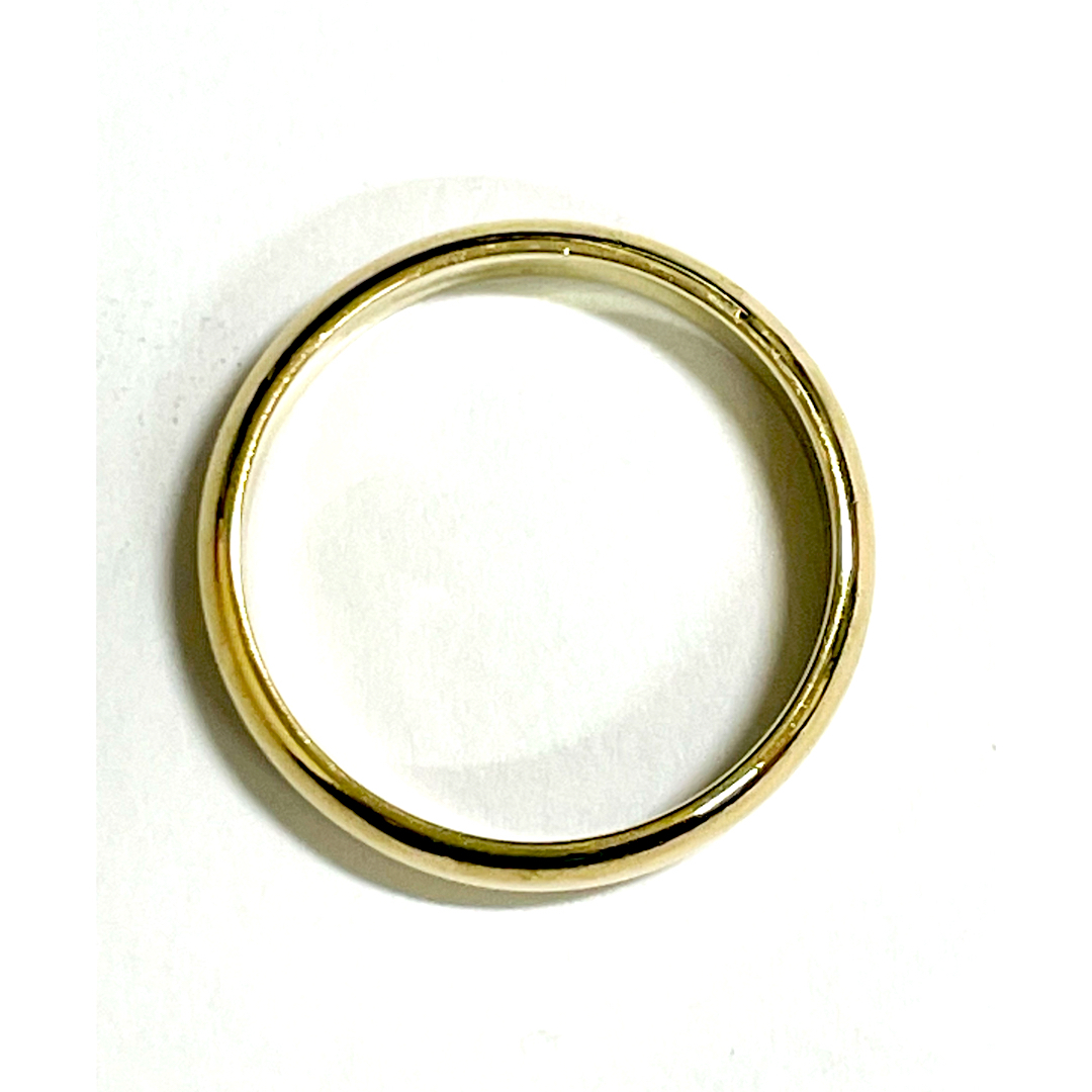 ☆K18 甲丸型リング 14号☆ レディースのアクセサリー(リング(指輪))の商品写真