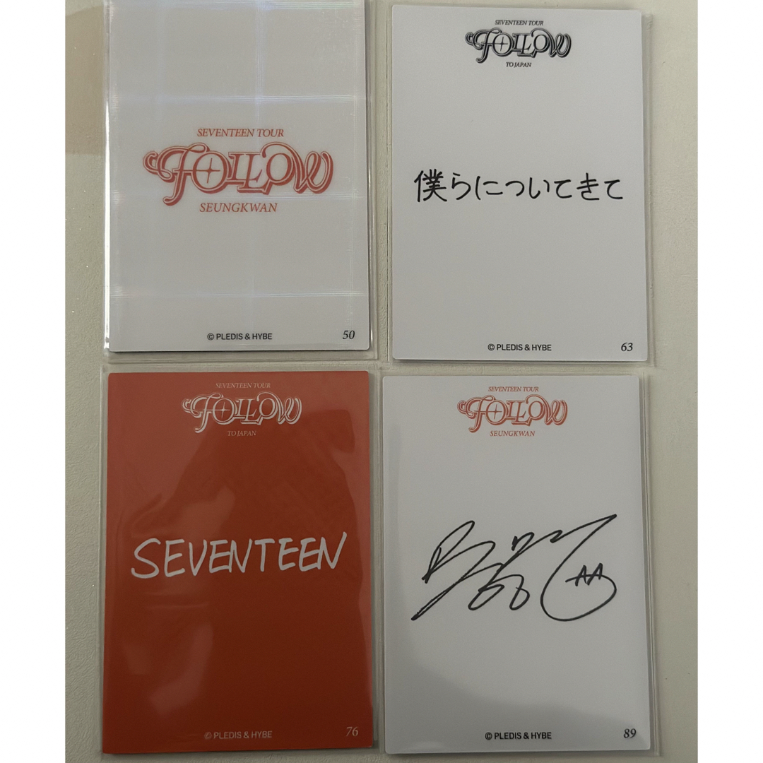 SEVENTEEN(セブンティーン)のSEVENTEEN セブチ スングァン トレカ Follow japan エンタメ/ホビーのタレントグッズ(アイドルグッズ)の商品写真