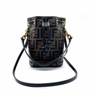 フェンディ(FENDI)のフェンディ FENDI ハンドバッグ 斜め掛けショルダーバッグ ズッカ レザー ブラウン レディース 8BS010 A659 送料無料【中古】 z0169(ハンドバッグ)