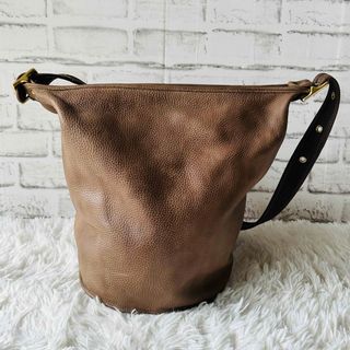 コーチ(COACH)のコーチ　coach ショルダーバッグ　バケツ型　レザー　シボ革　オールドコーチ(ショルダーバッグ)