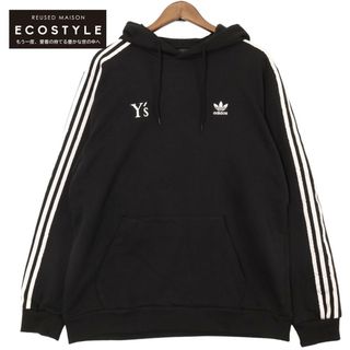 Y's - ワイズ ×adidas YH-T50-951-2-01 ブラック CACTUS FLOWER PRINT HOODIE L