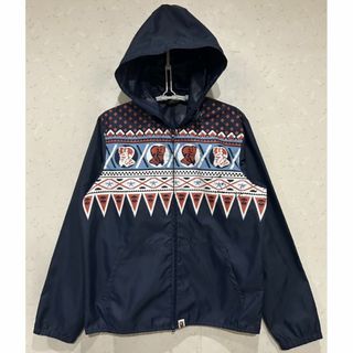 アベイシングエイプ(A BATHING APE)の＊アベイシングエイプ APE オルティガ柄 フード コーチジャケット M(その他)