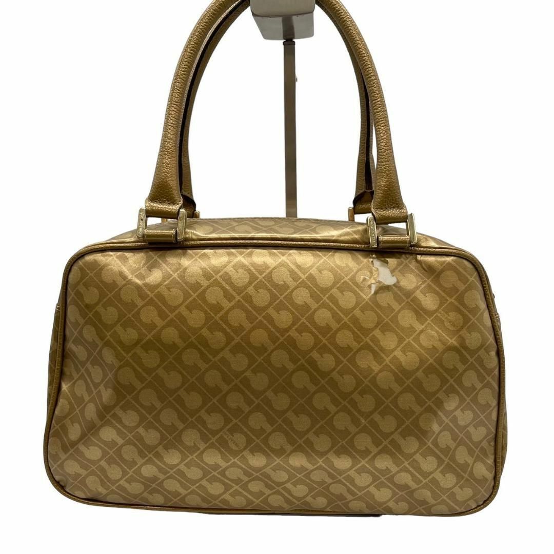 GHERARDINI(ゲラルディーニ)のゲラルディーニ　ソフティ　ミニボストン　ゴールド　総柄　ハンドバッグ　s84 レディースのバッグ(ハンドバッグ)の商品写真