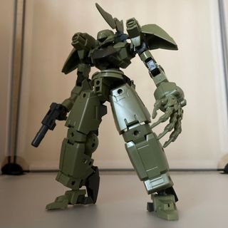 バンダイ(BANDAI)の30MM 1/144 bEXM-14T シエルノヴァ　グリーン　組立済　ジャンク(模型/プラモデル)