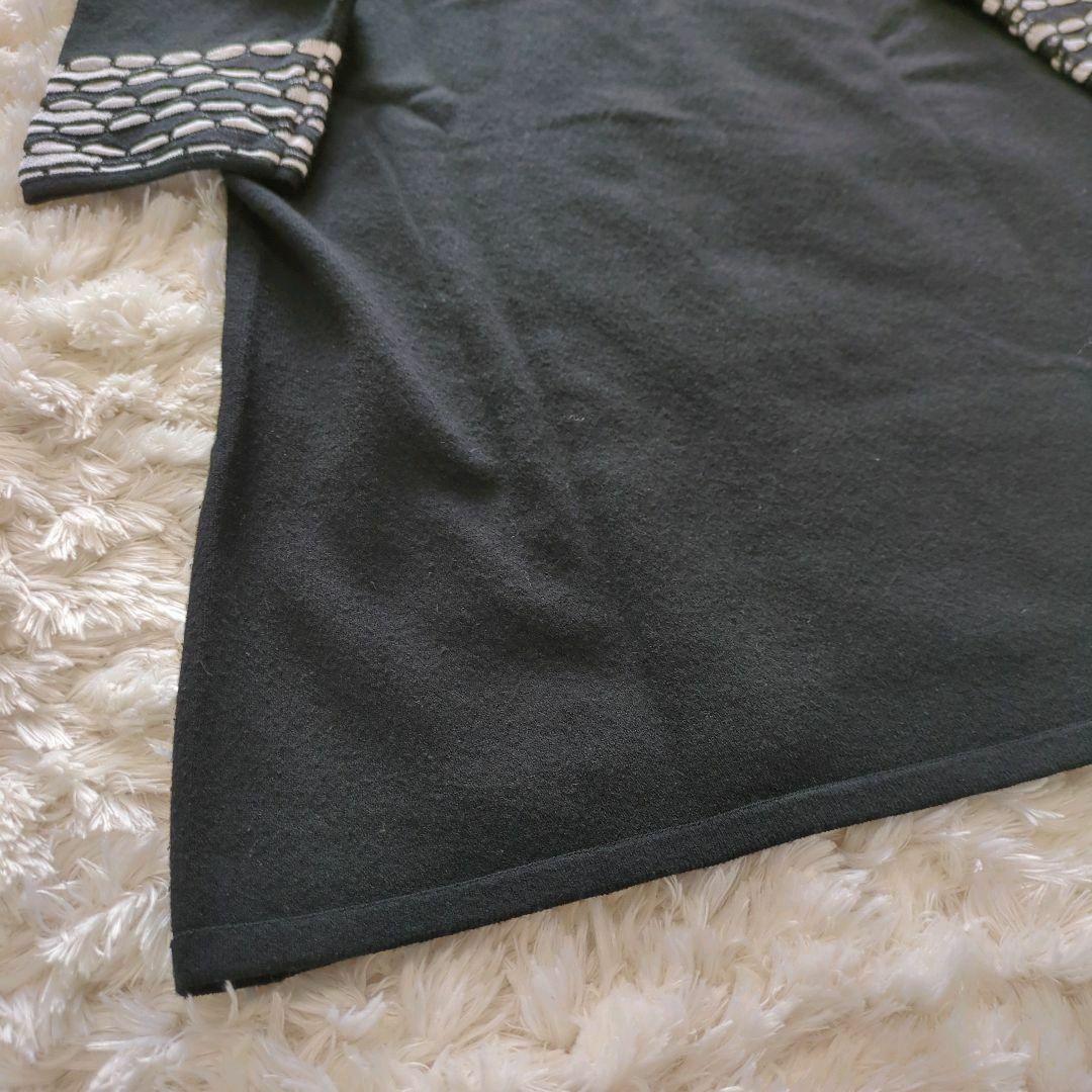 MISSONI(ミッソーニ)の美品⭐︎ミッソーニ　セットアップ　ニットスカート　半袖　黒 レディースのワンピース(ひざ丈ワンピース)の商品写真