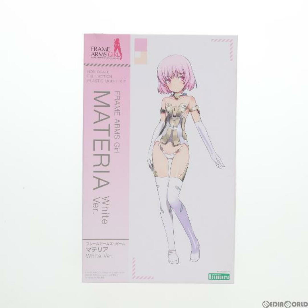 MATERIA(マテリア)のフレームアームズ・ガール マテリア White Ver. プラモデル(FG009) コトブキヤ エンタメ/ホビーのおもちゃ/ぬいぐるみ(プラモデル)の商品写真