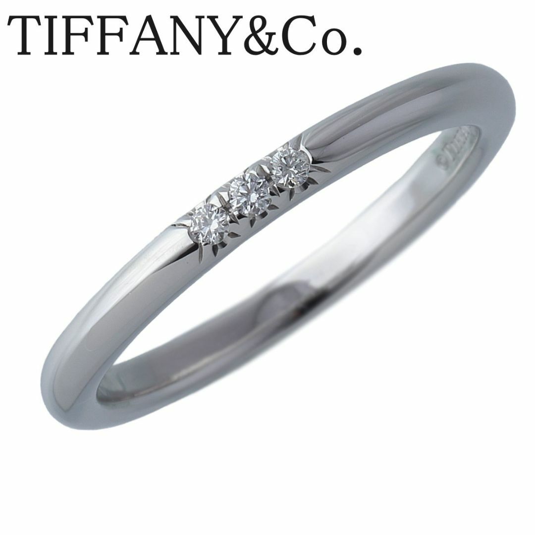 Tiffany & Co.(ティファニー)のティファニー ダイヤ リング クラシック バンド フォーエバー 3PD 7.5号～8号 幅1.9mm PT950 新品仕上げ済 TIFFANY【17021】 レディースのアクセサリー(リング(指輪))の商品写真