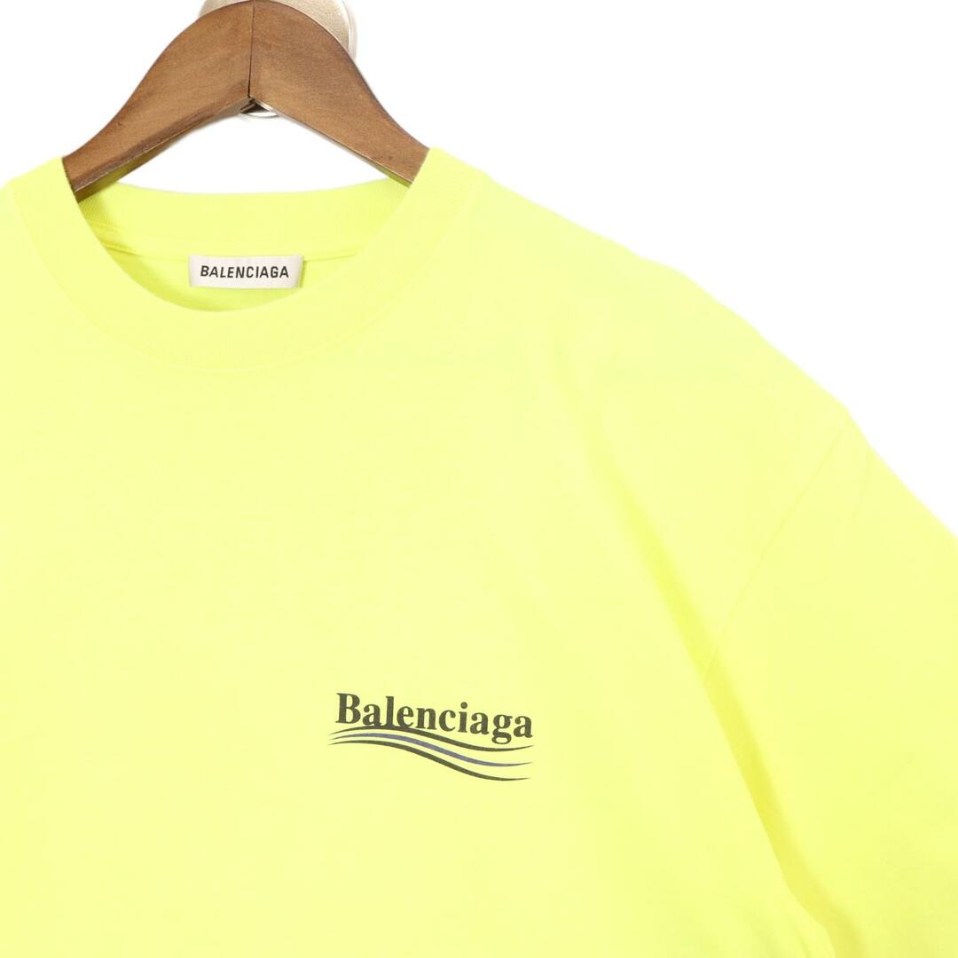 Balenciaga(バレンシアガ)のバレンシアガ 20年 ｲｴﾛｰ 641655 ｷｬﾝﾍﾟｰﾝﾛｺﾞTｼｬﾂ XS メンズのトップス(その他)の商品写真