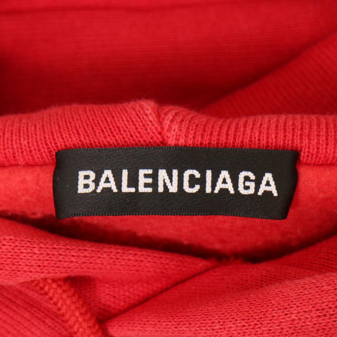 Balenciaga(バレンシアガ)のバレンシアガ 547765 レッド BBエンブレムロゴ パーカー M メンズのトップス(その他)の商品写真