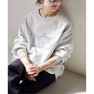 SLOBE IENA - SLOBE IENA LE METRO 刺繍スウェット 新品未使用　グレー