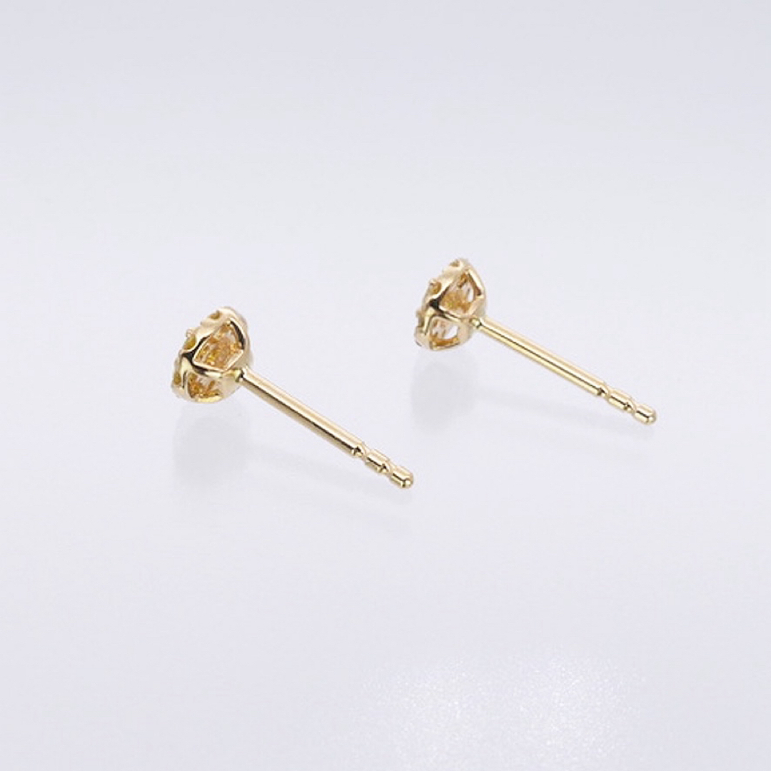 希少1点もの✨K18YG 天然イエローダイヤモンド 合計0.2ct ピアス 希少1点もの✨K18YG 天然イエローダイヤモンド 合計0.2ct ピアス