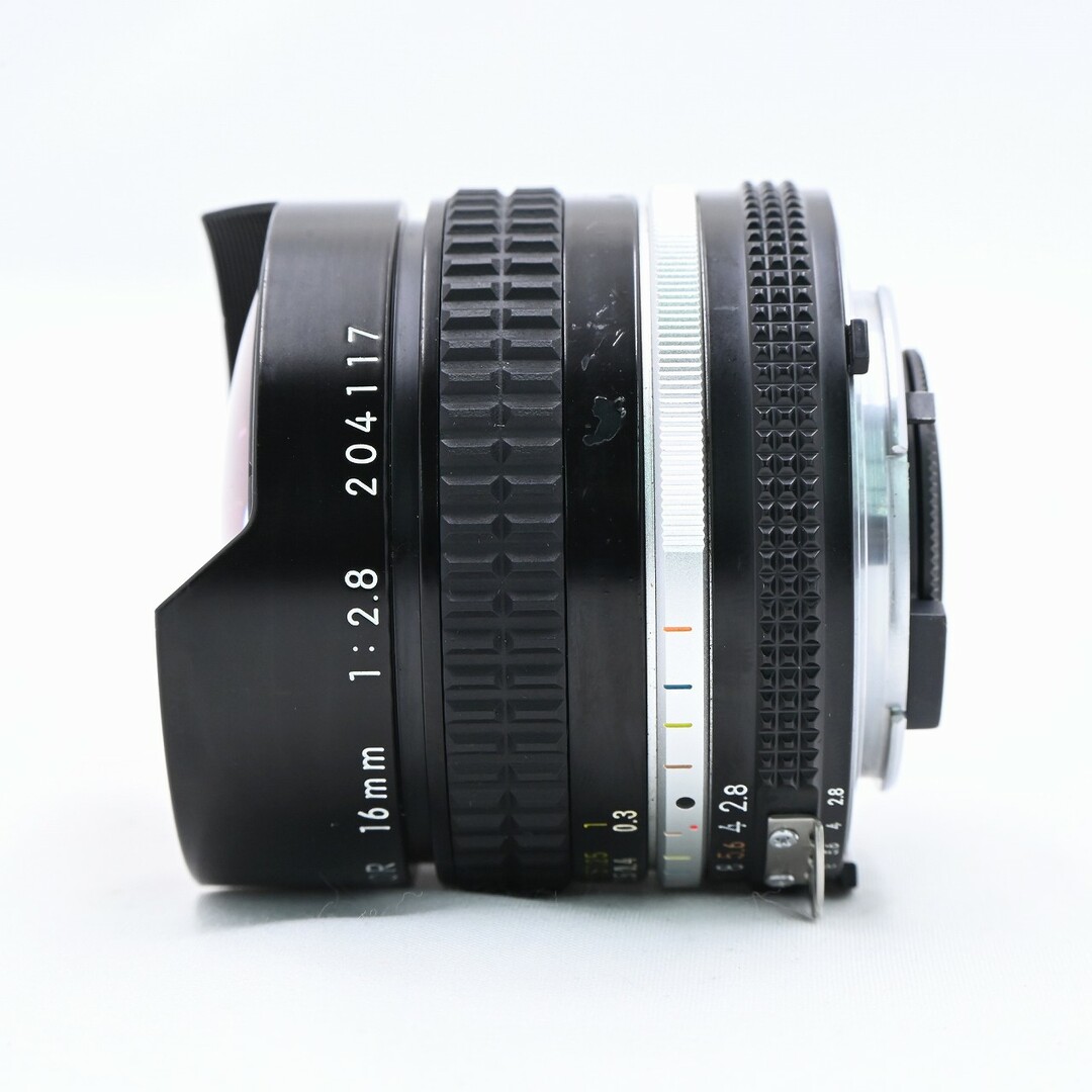 Nikon(ニコン)のNikon Ai-S Fisheye NIKKOR 16mm F2.8 スマホ/家電/カメラのカメラ(レンズ(単焦点))の商品写真