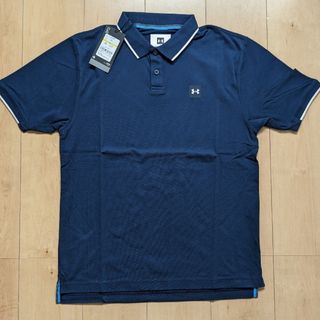 アンダーアーマー(UNDER ARMOUR)の【新品】Mサイズ　アンダーアーマーポロシャツ定価8,800円(Tシャツ/カットソー(半袖/袖なし))