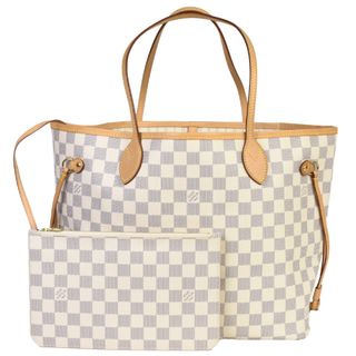 ルイヴィトン(LOUIS VUITTON)のルイヴィトン LOUIS VUITTON ネヴァーフルMM トートバッグ ダミエ アズール N41361 ホワイト GI0136【中古】(トートバッグ)