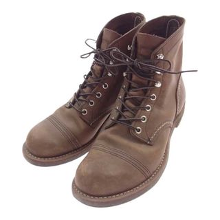 レッドウィング(REDWING)のRED WING レッドウィング ブーツ 8081 アイアンレンジャーアンバーハーネス ラウンドトゥ レースアップ ワークブーツ ブラウン系 9D【中古】(ブーツ)