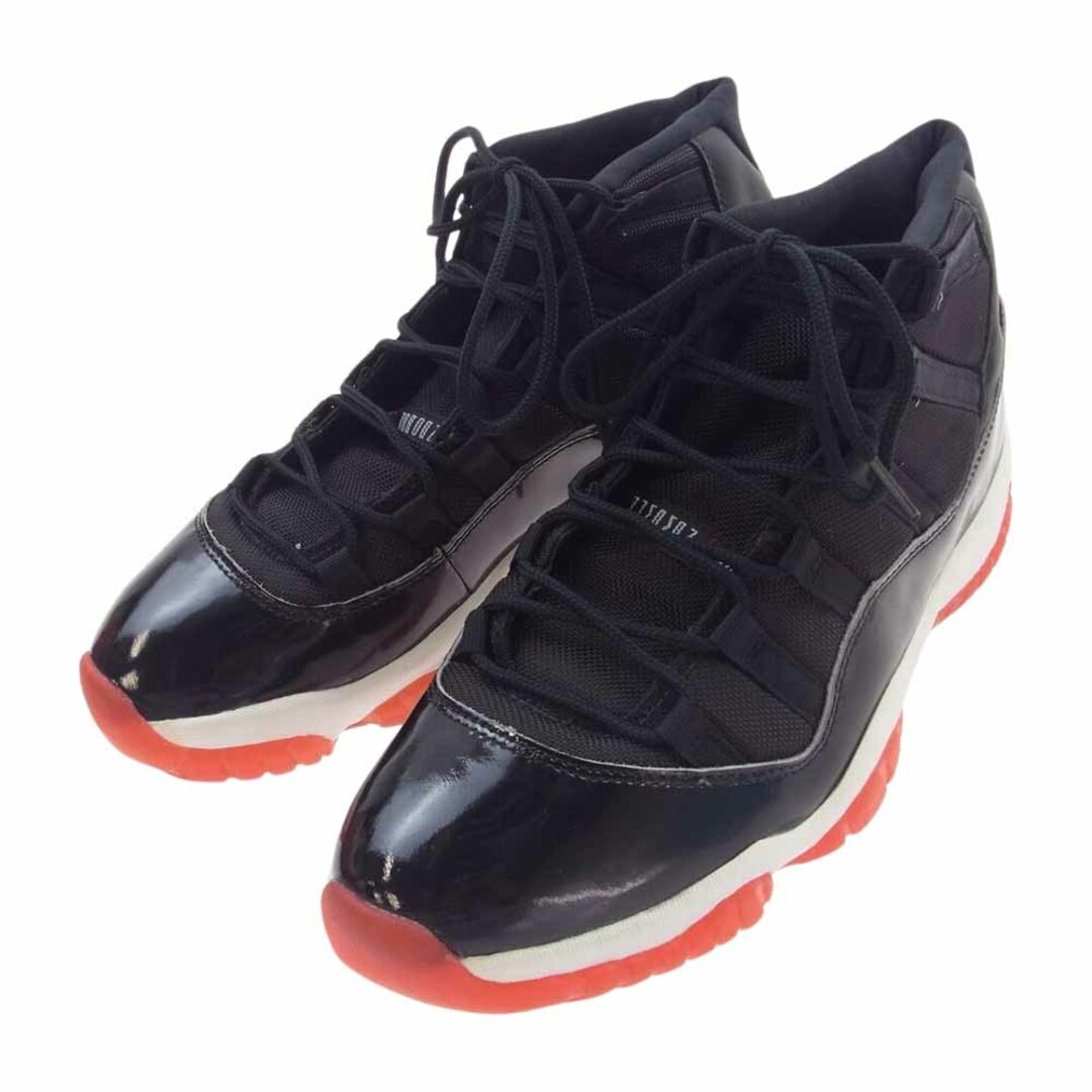 NIKE(ナイキ)のNIKE ナイキ スニーカー 130245-062 【観賞用】 Air Jordan 11 AJ11 OG Playoffs 1995 エアジョーダン OG プレーオフ スニーカー ブラック系 レッド系 27.5cm【中古】 メンズの靴/シューズ(スニーカー)の商品写真