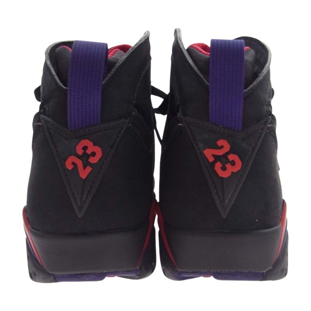 NIKE(ナイキ)のNIKE ナイキ スニーカー 130014-060 【観賞用】 Air Jordan 7 OG AJ7 Raptors 1992 エアジョーダン7 OG ラプターズ スニーカー ブラック系 レッド系 27.5cm【中古】 メンズの靴/シューズ(スニーカー)の商品写真