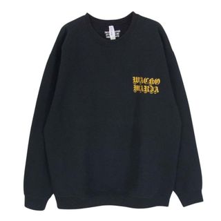 ワコマリア(WACKO MARIA)のWACKO MARIA ワコマリア 21AW JERZEES マリア プリント クルー スウェット ブラック系 L【中古】(スウェット)