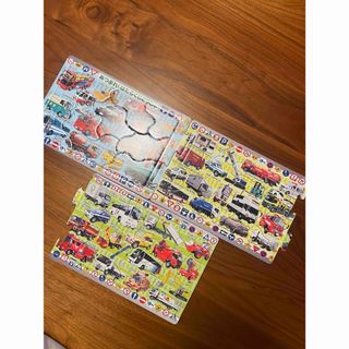 のりものパズル　45ピース(知育玩具)