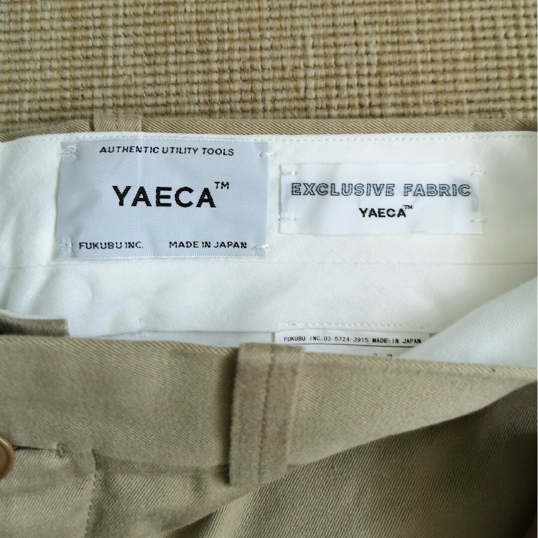 YAECA(ヤエカ)のyaeca / ヤエカ　チノパン　綿パン　ボトムス　ズボン　メンズ　カーキ メンズのパンツ(チノパン)の商品写真
