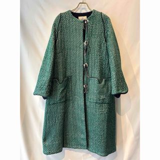 【23AW】FUMIE TANAKA KNIT SHIRINK COAT