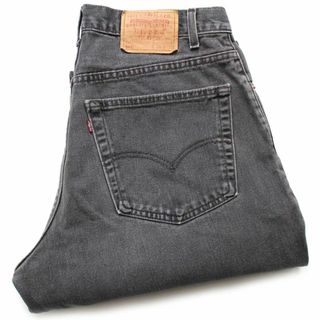 リーバイス(Levi's)の90s USA製 Levi'sリーバイス 560 ブラック デニムパンツ フェード w36 L30★SDP2605 オールド ジーンズ テーパード バギー ワイド(デニム/ジーンズ)