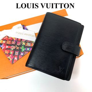 ルイヴィトン(LOUIS VUITTON)のルイヴィトン　アジェンダ　エピ　ブラック　黒　手帳カバー　スケジュール帳　メモ帳(手帳)