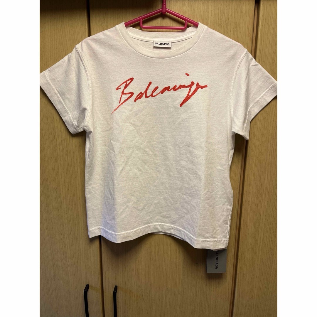 Balenciaga(バレンシアガ)の正規未使用 19SS BALENCIAGA バレンシアガ ロゴ Tシャツ レディースのトップス(Tシャツ(半袖/袖なし))の商品写真